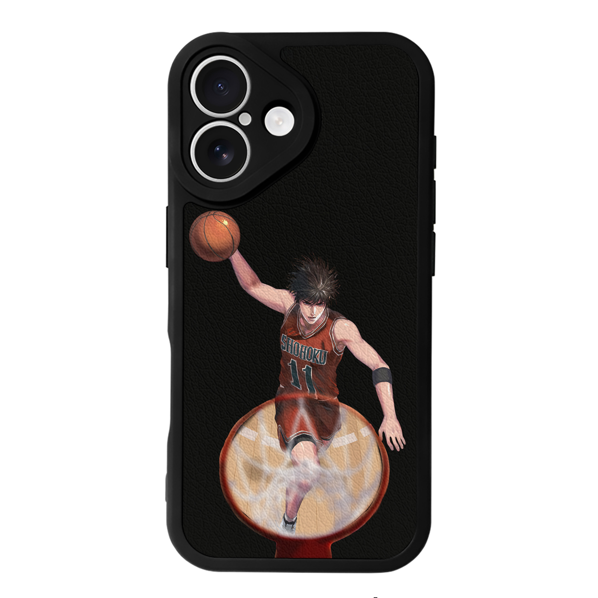 （画像用） SLAM DUNK／スラムダンク 【iPhone 16シリーズ対応】シリコンスマホケース（レザー調） 材質：シリコン